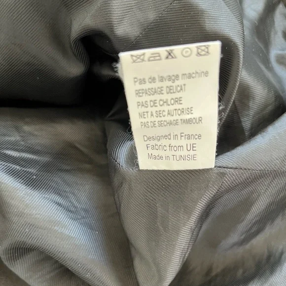 Sessùn New Haven Wool Long Brown Double Breasted Pea Coat - Picture 10 of 13